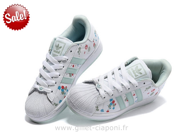 adidas superstar femme fleur